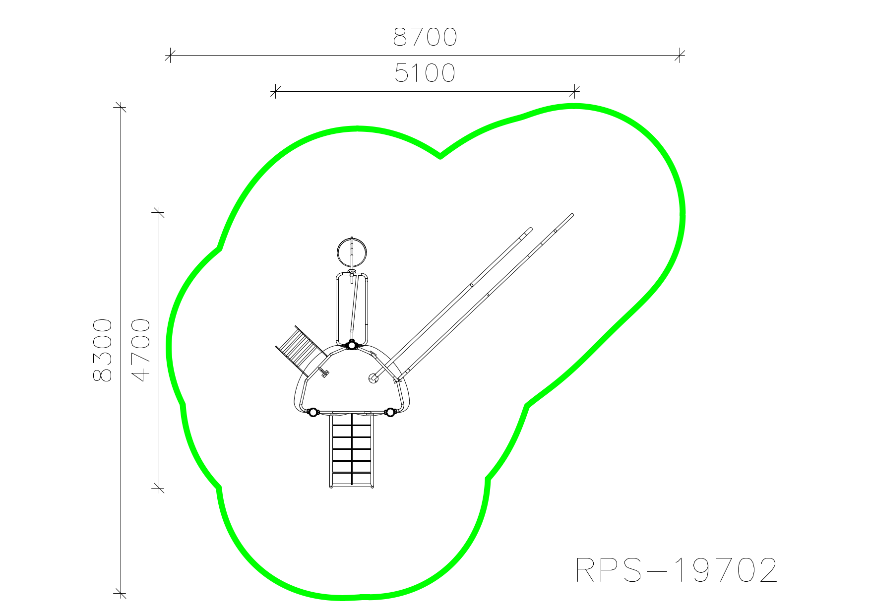 Спортивный комплекс RPS-19702 — план