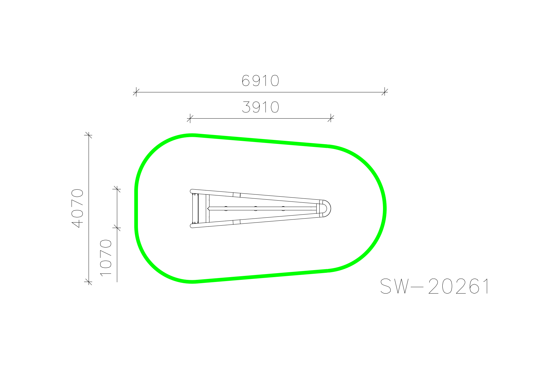 Спортивное оборудование SW-20261 — план