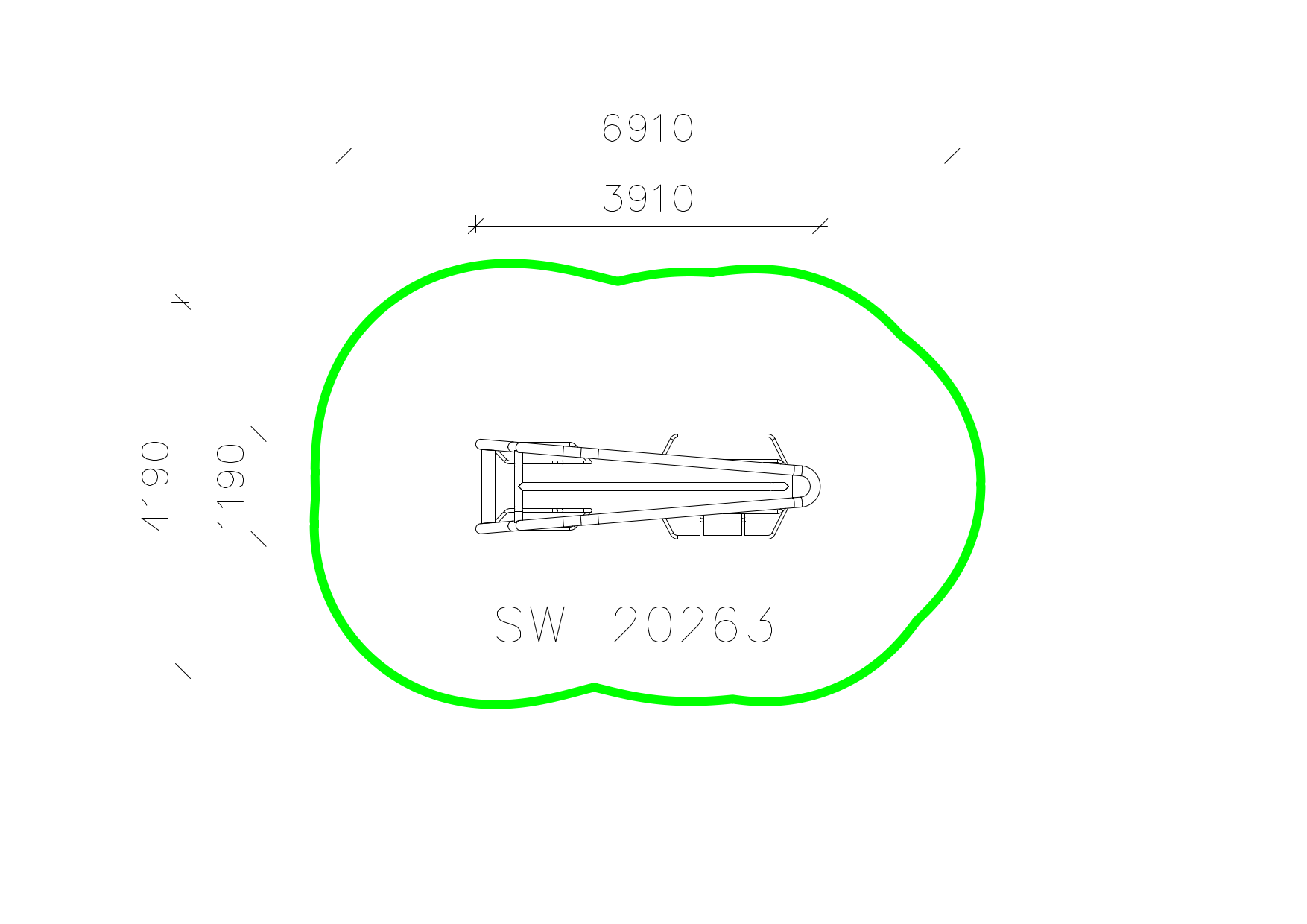 Спортивное оборудование SW-20263 — план