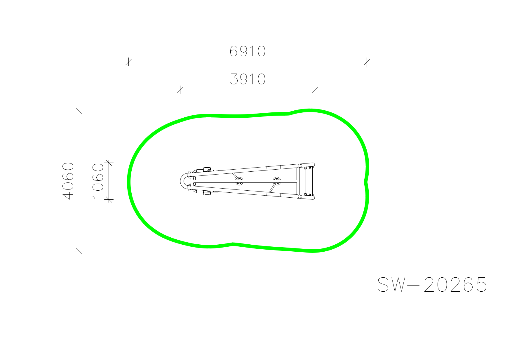 Спортивное оборудование SW-20265 — план