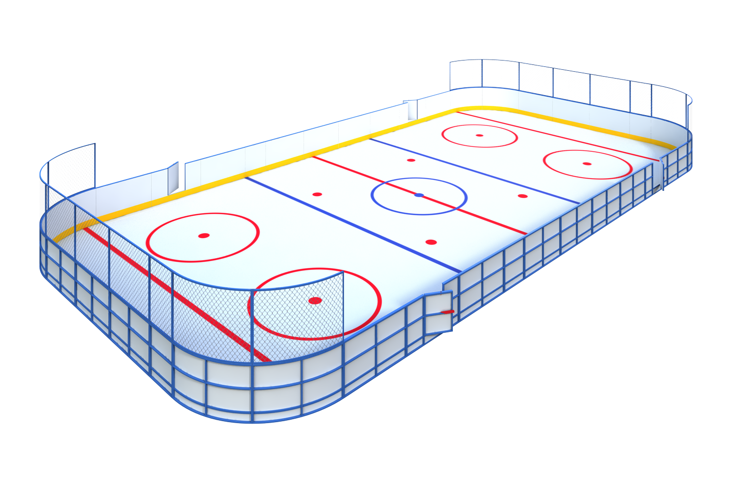 Хоккейная коробка ХП-002