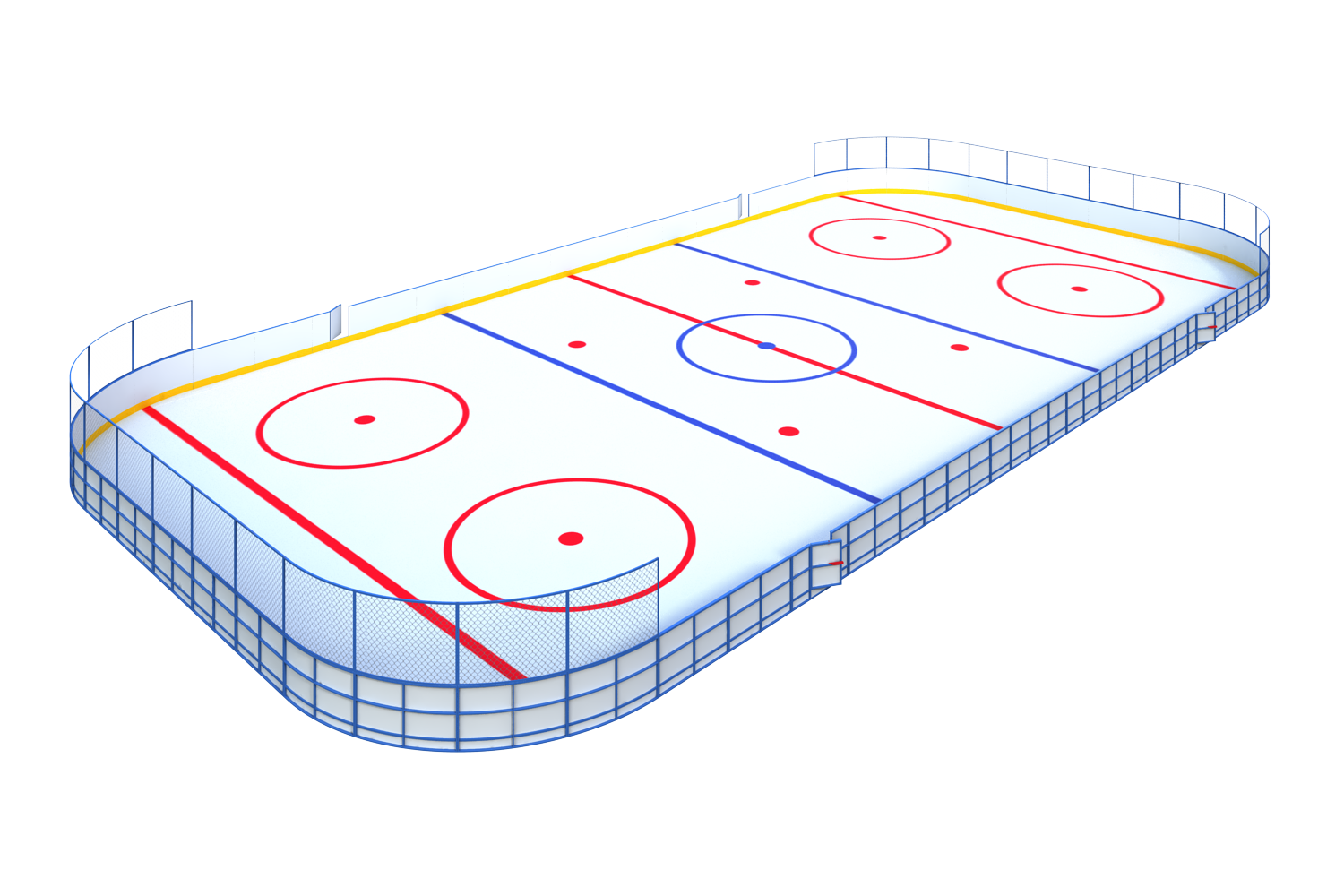 Хоккейная коробка ХП-004