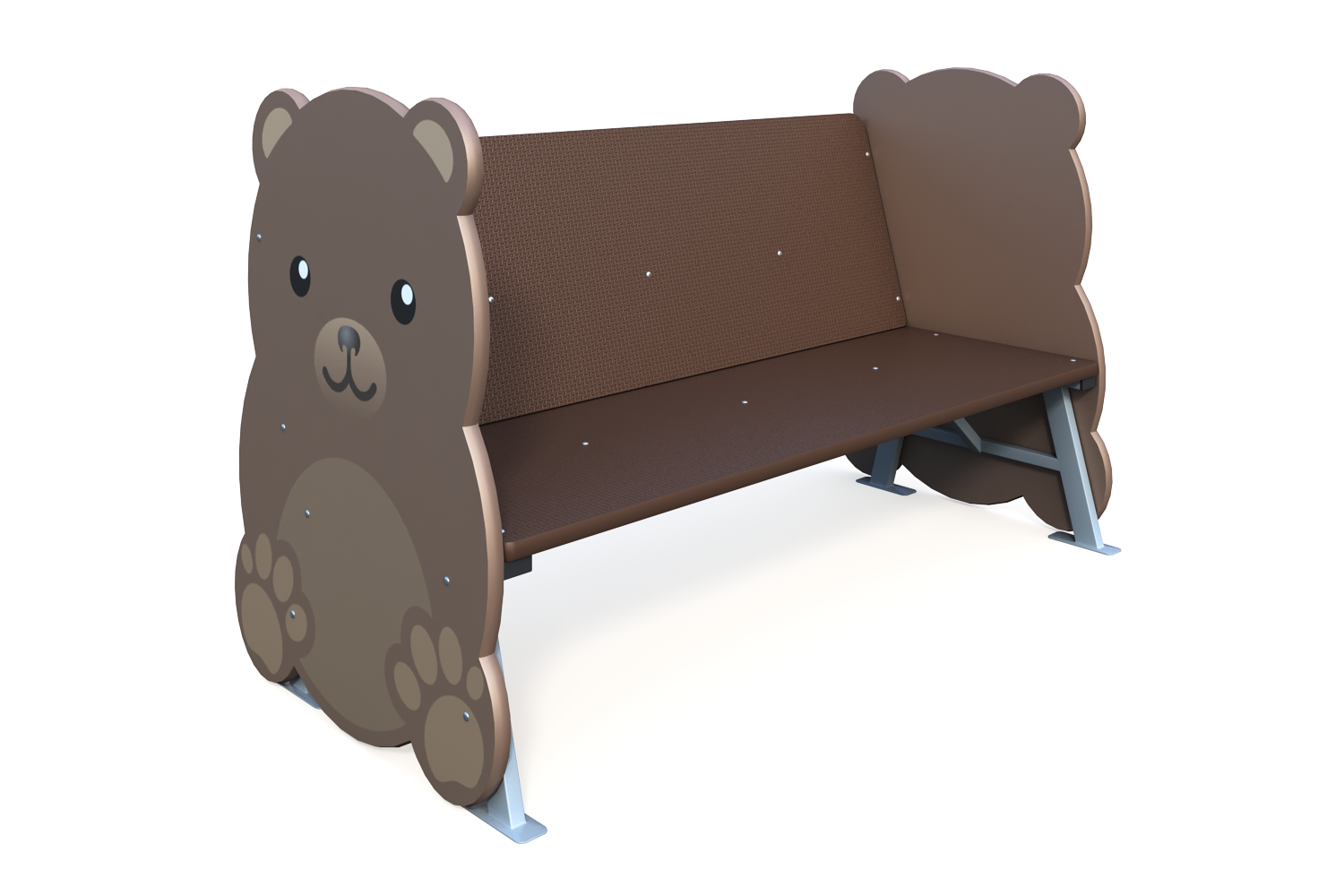 Детская скамейка &quot;Медведь&quot; СД-001